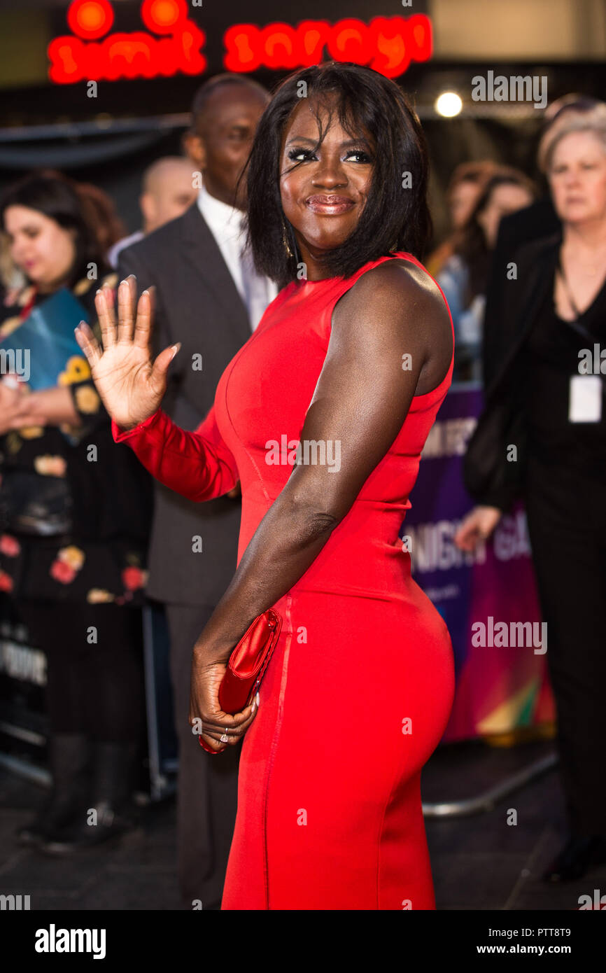 London, UK. 10th Oct 2018. Widows Premiere and opening night of the 62nd BFI London Film Festival 2018 on Wednesday 10th October, 2018 at Cineworld, Leicester Square, London, ENGLAND. Credit: Tom Rose/Alamy Live News Stock Photo