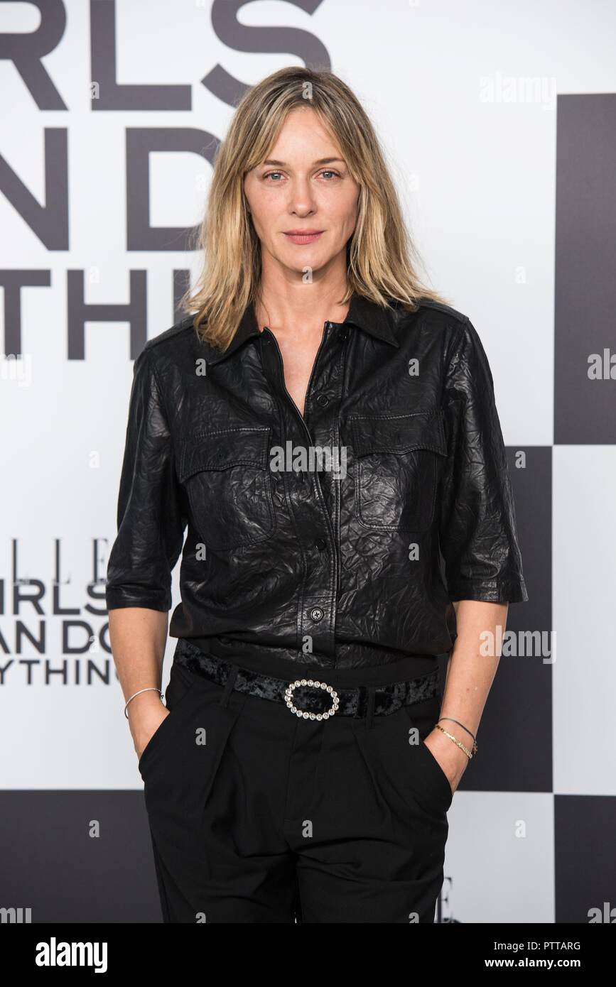 Madrid, Spain. 10th Oct 2018. Cecilia Bonstrom creative director of Zadig &  Voltaire attends the prices 'ELLE Girls Can do Anything' (with Zadig &  Voltaire as collaborator) photocall at Instante Fundacion on