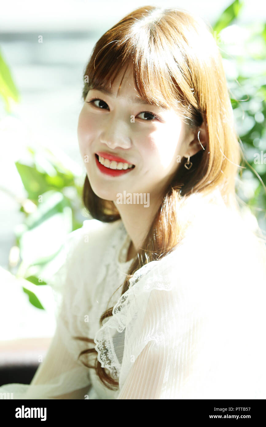 11th Oct 2018 S Korean Actress Yang Hye Ji South Korean Actress Yang Hye Ji Who Starred In The Drama The Rich Son Poses For A Photo Before An Interview With Yonhap News Agency