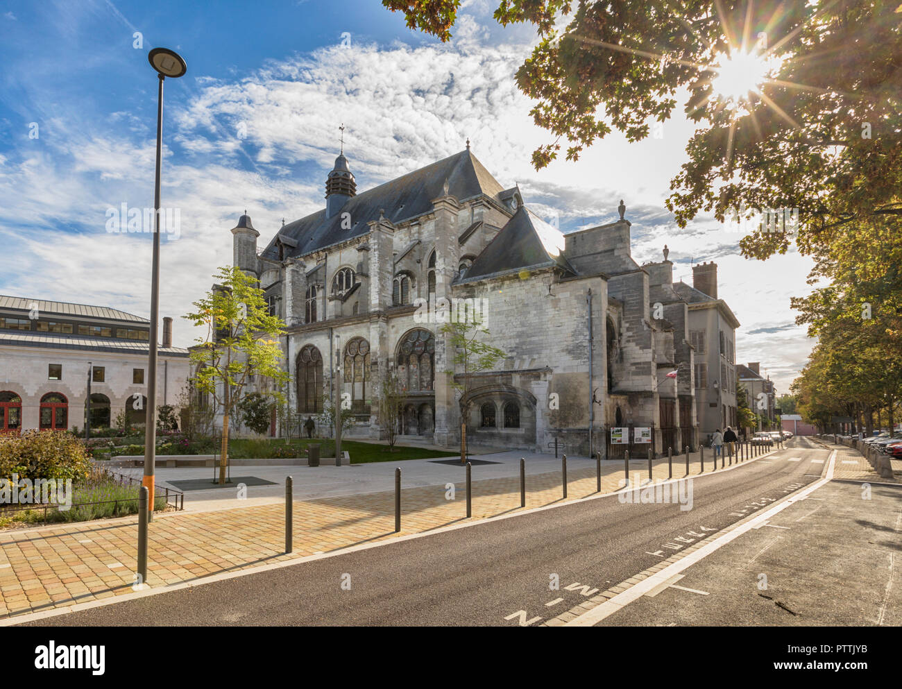 Saint Nicolas church at the old town of Troyes, France Stock Photo