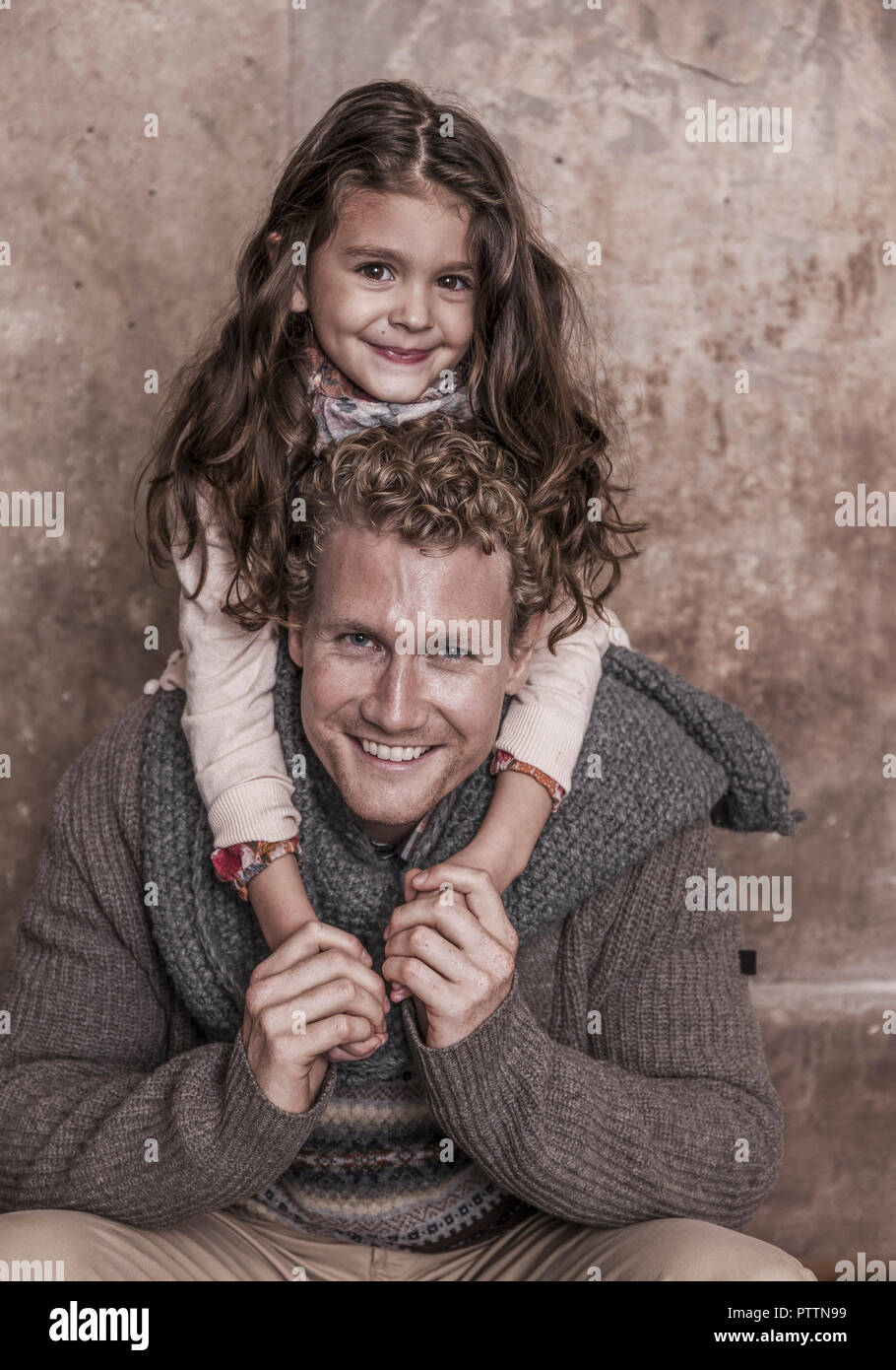 Father Hugged His Daughter High Resolution Stock Photography And Images Alamy