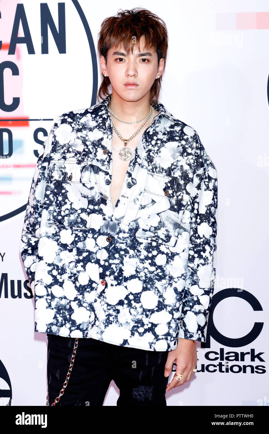 Chris Wu Rapper Chris Wu attending the 46th Annual American Music Awards at Microsoft ...