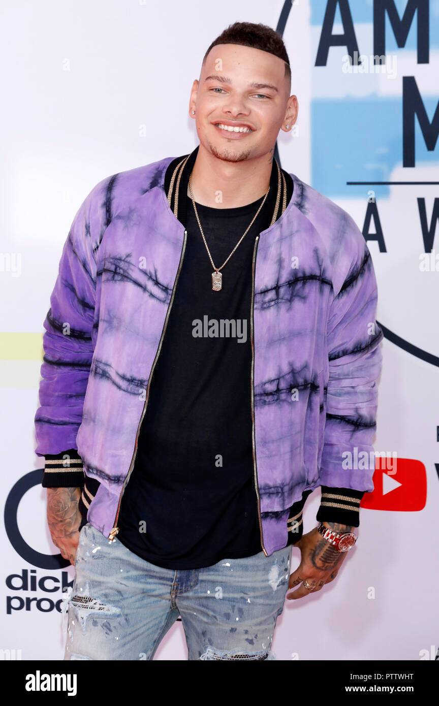 Kane Brown attending the 46th Annual American Music Awards at Microsoft ...