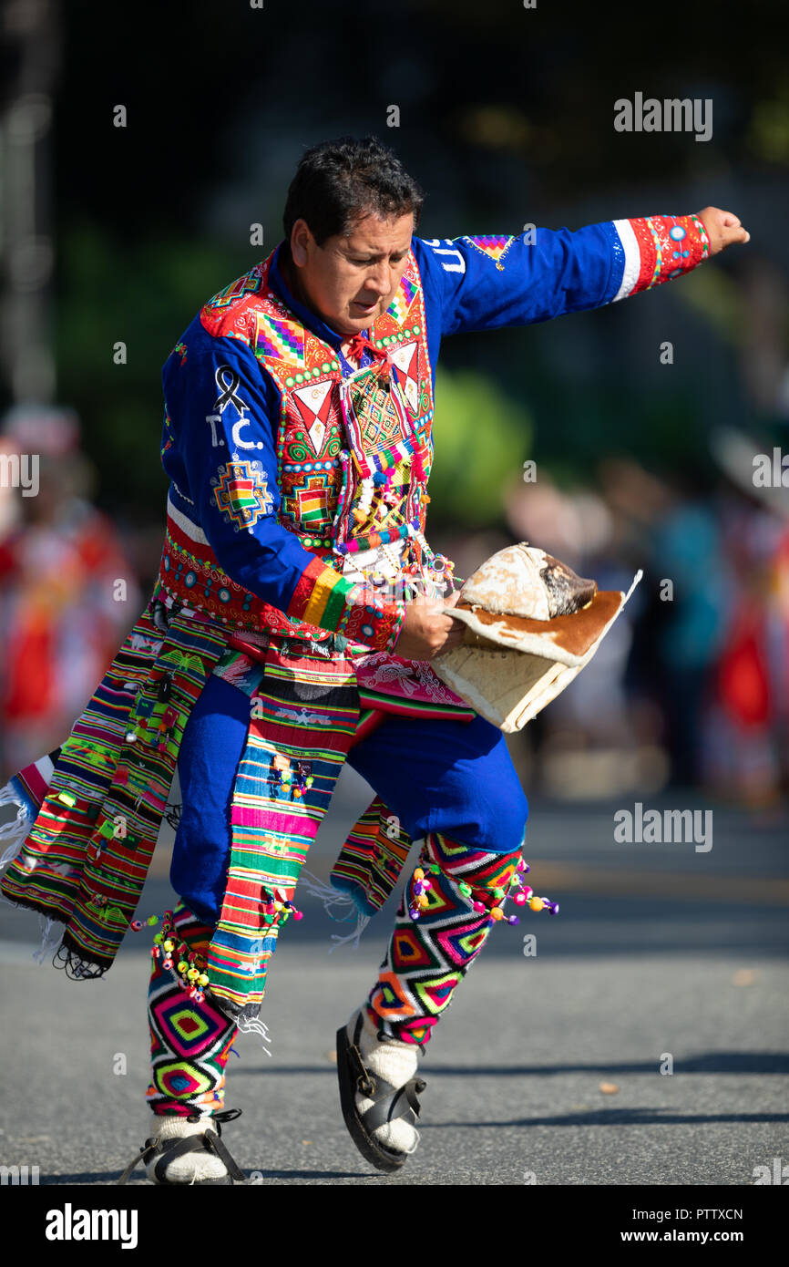 Washington, D.C., USA - September 29, 2018: The Fiesta DC Parade ...
