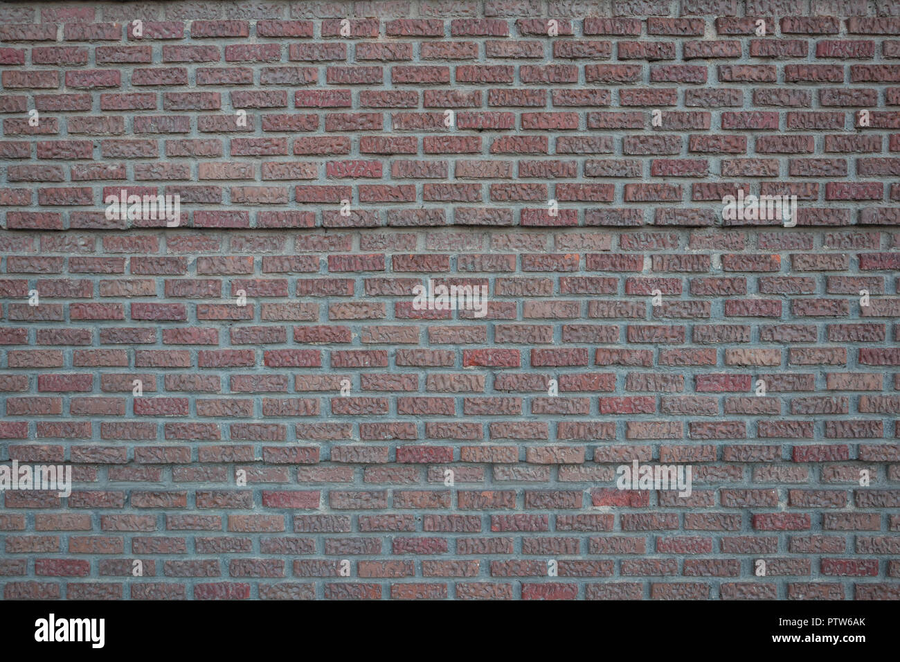 Pared de ladrillo rojo Stock Photo