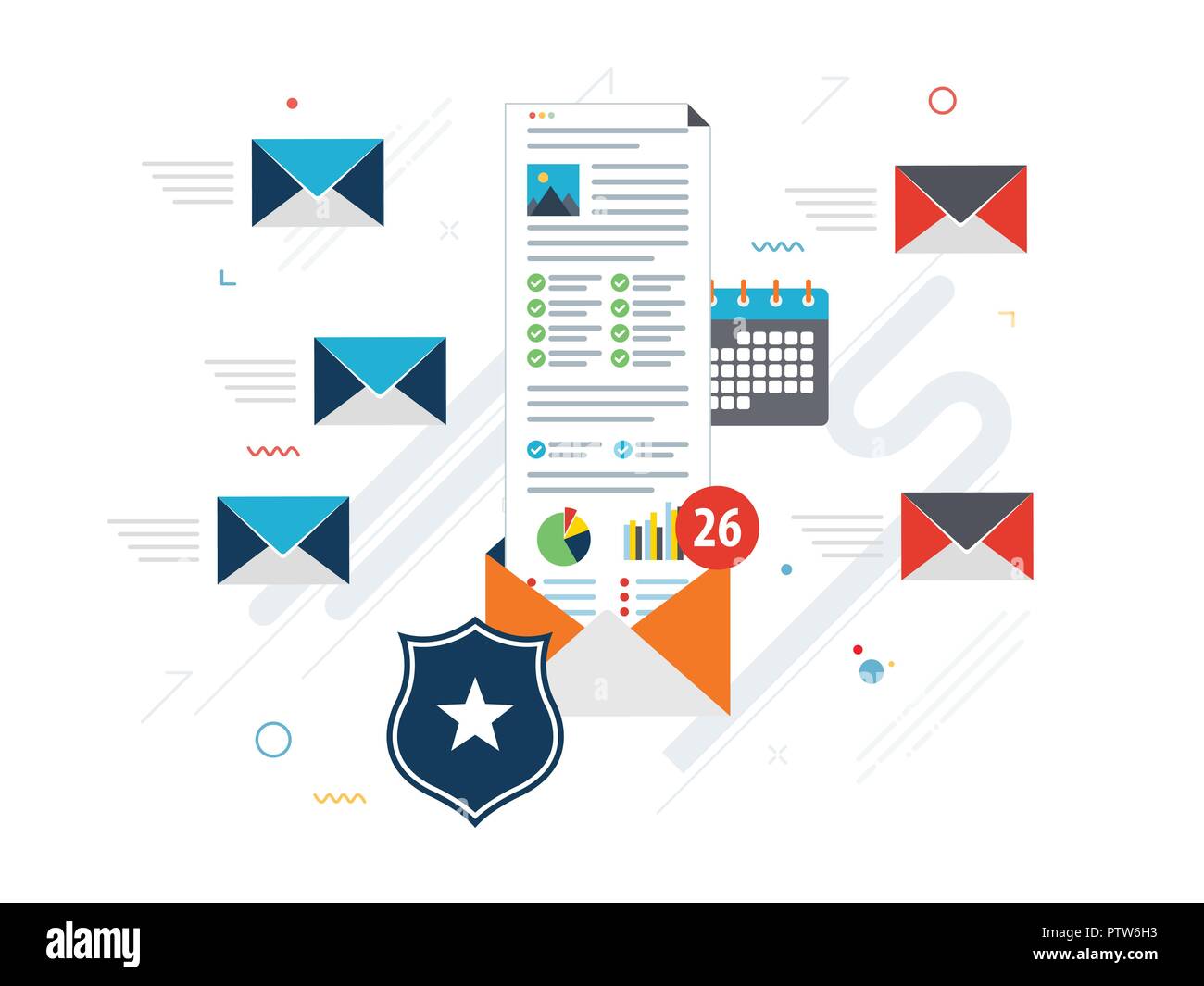 Spam phishing email on Stock Vector Images Alamy