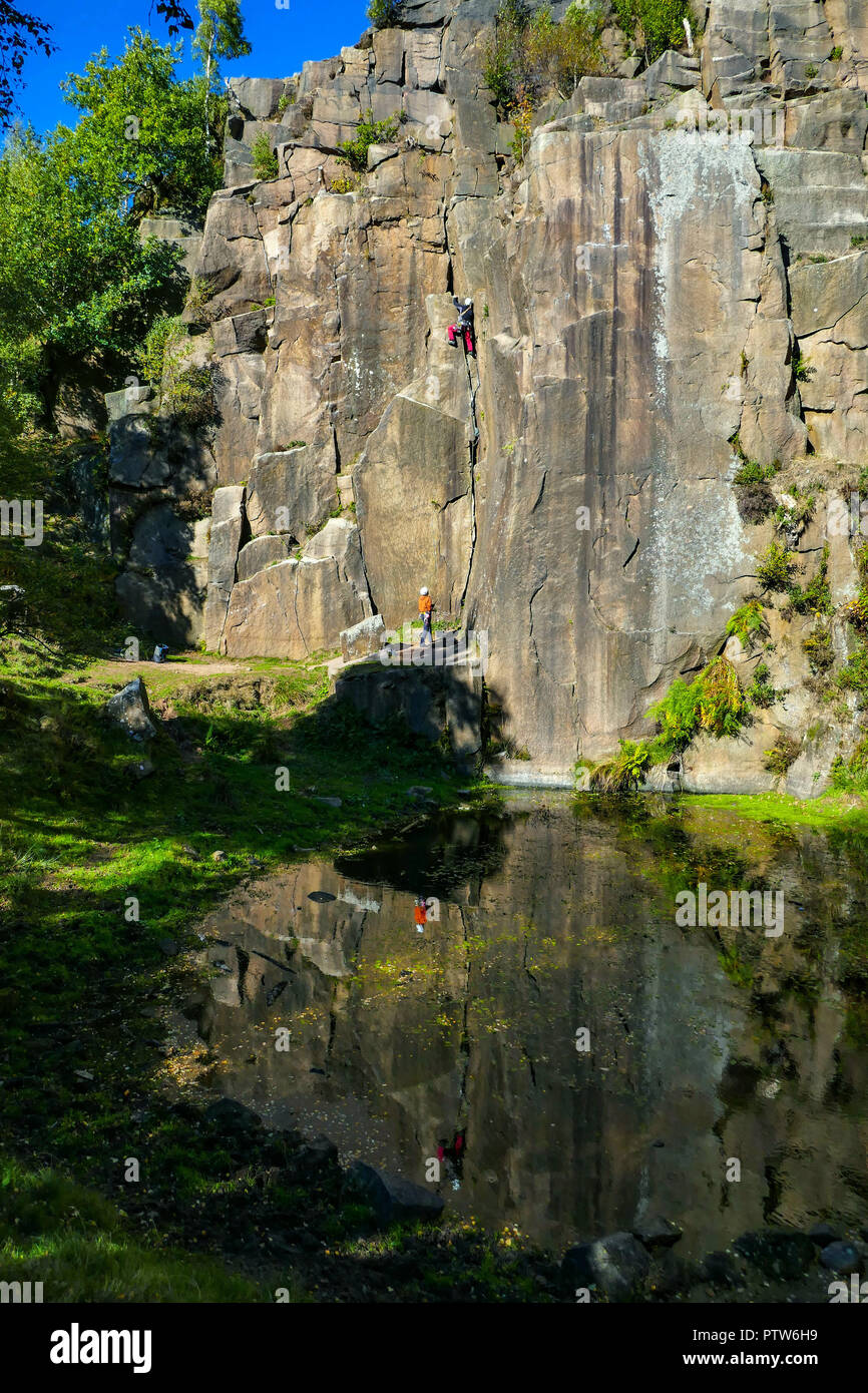 Rock climber, rock climbing, Lawrencefield, Quarry, Surprise View, Peak