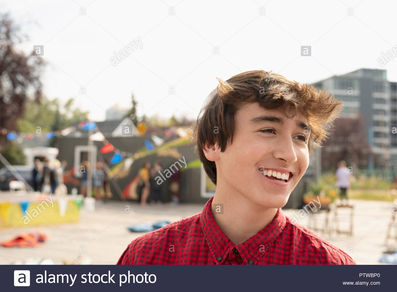 Smiling boy 14 hi-res stock photography and images - Alamy