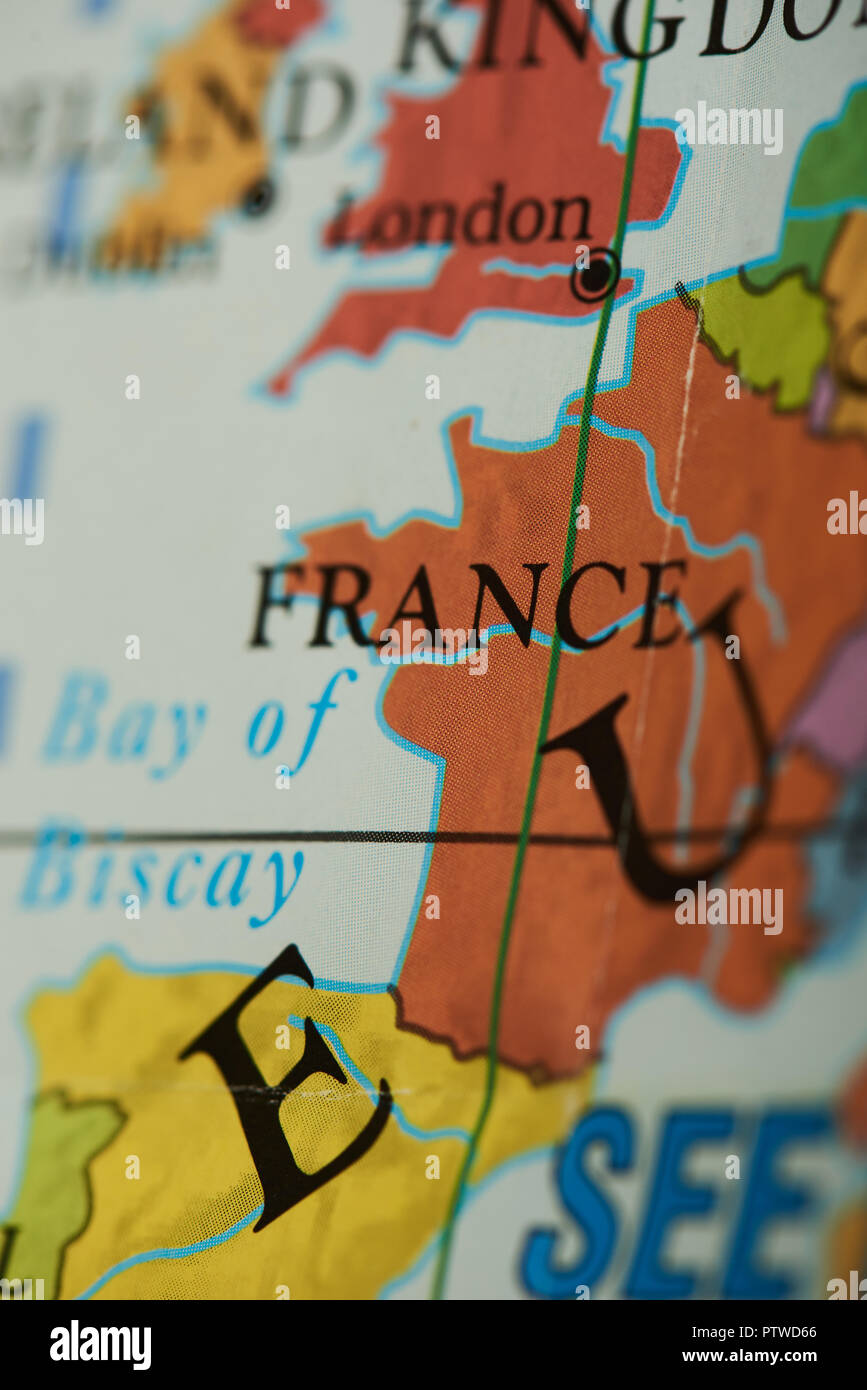 France political map hi-res stock photography and images - Alamy