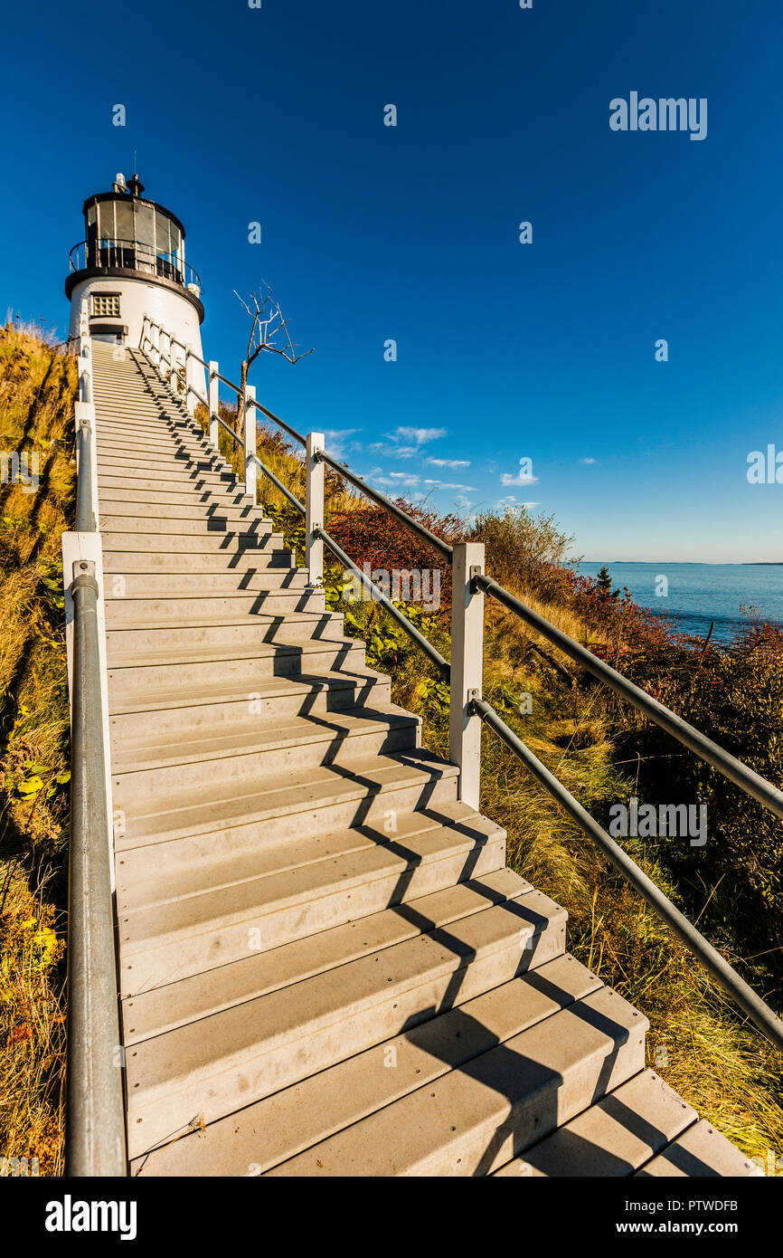 Owls Head Lighthouse Owls Head, Maine, USA Stock Photo Alamy