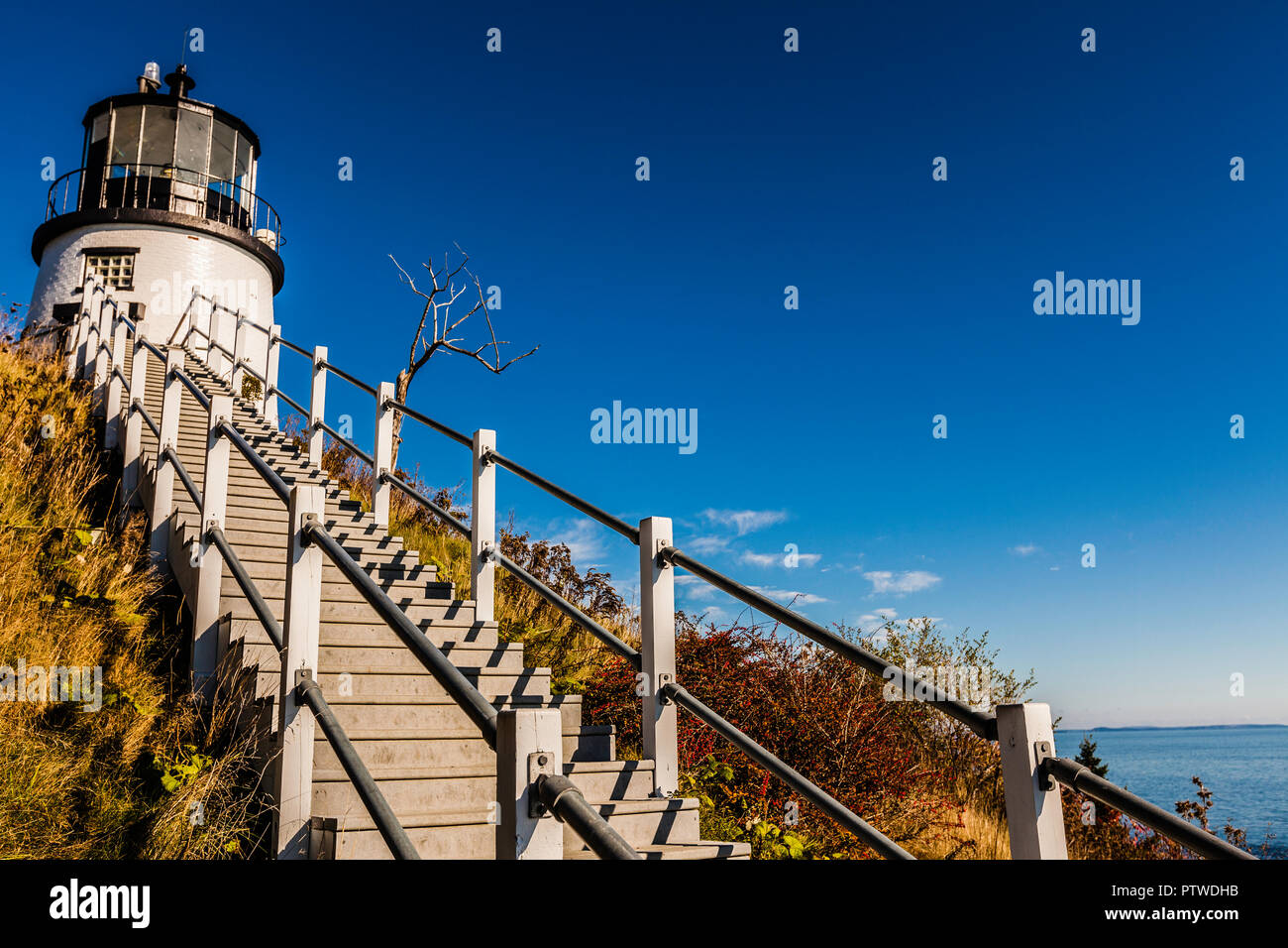 Owls Head Lighthouse Owls Head, Maine, USA Stock Photo Alamy