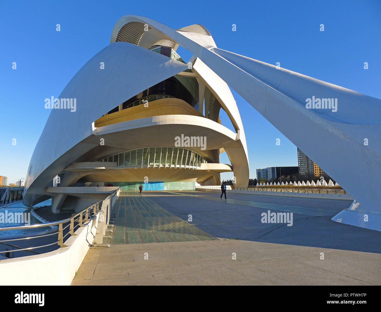 City of Arts and Sciences by Santiago Calavatra Stock Photo