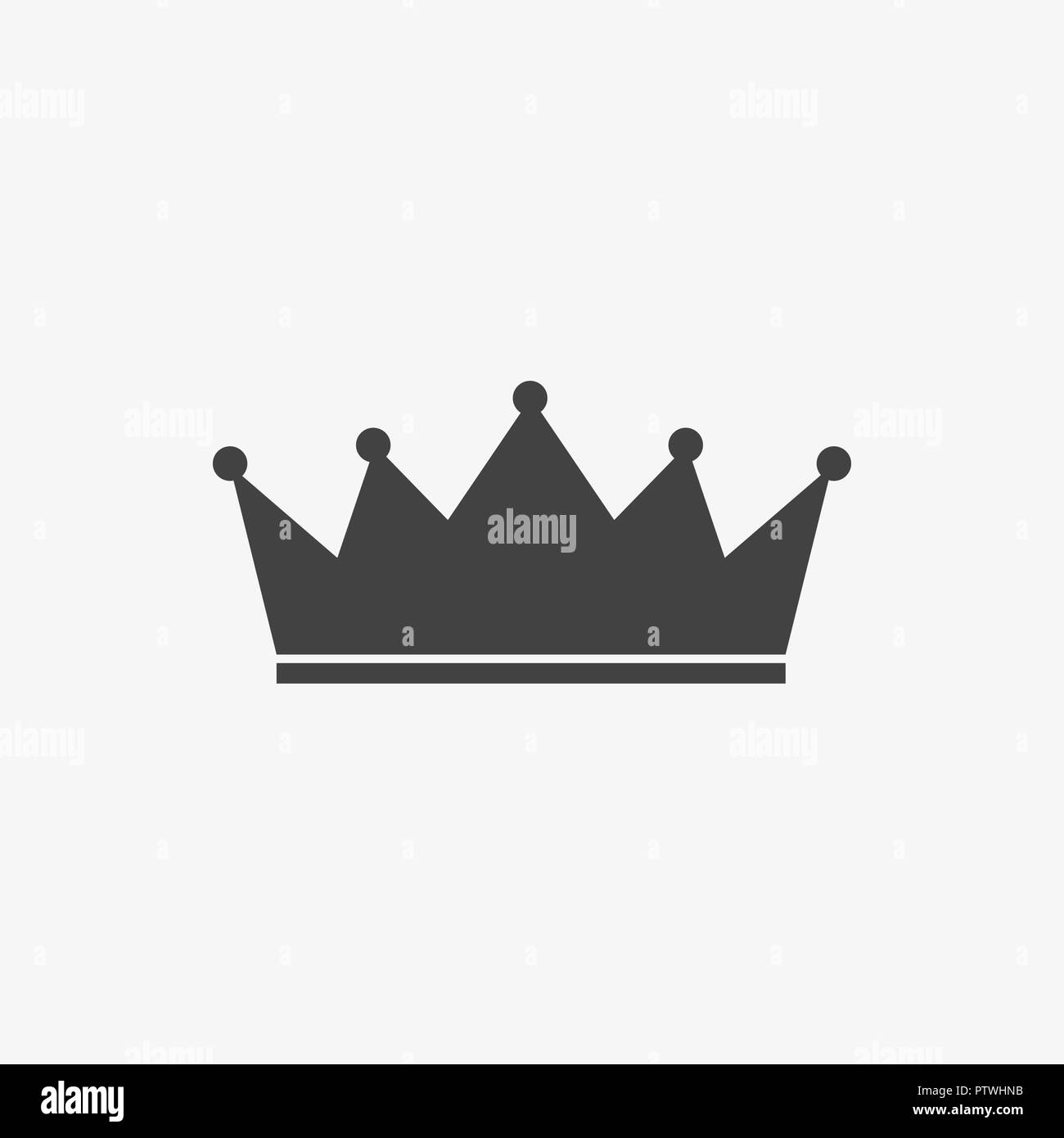 Princess Crown Icon. Vector Illustration Stock Vector Image & Art - Alamy