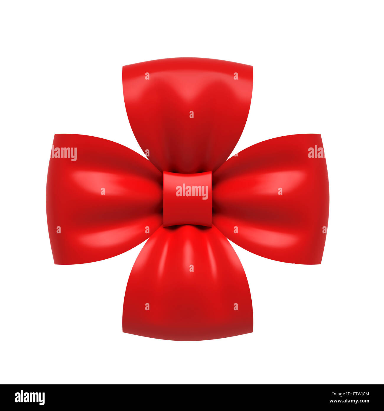 Ribbon gift bow Stock Photo - Alamy