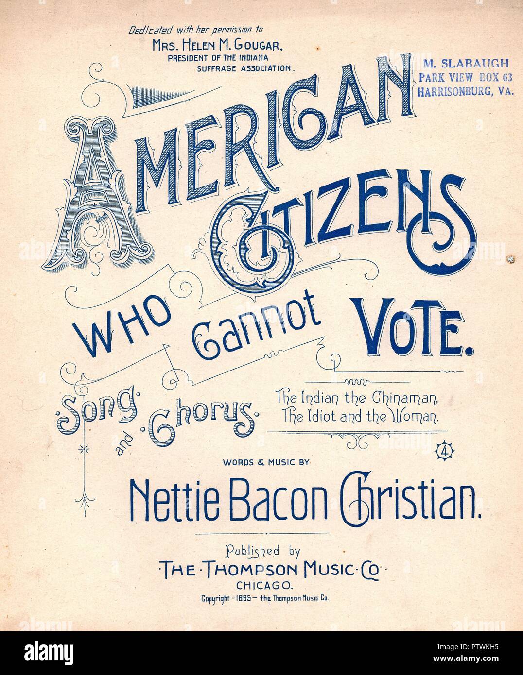 Image result for american citizens who cannot vote  sheet music