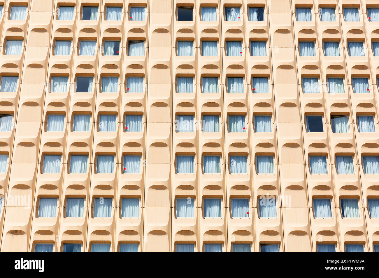 picture of a window front of a housing complex Stock Photo - Alamy