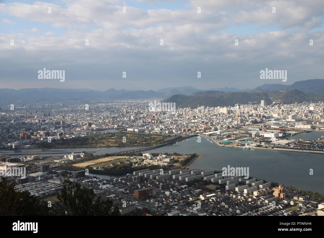 landscape of Yashima Stock Photo
