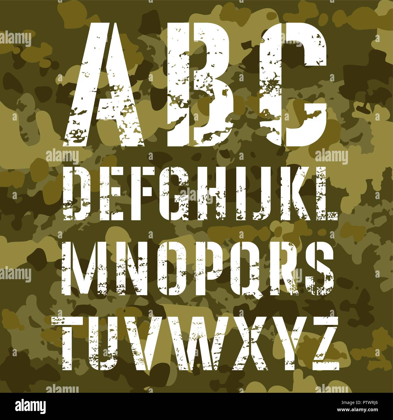 Шрифты военные