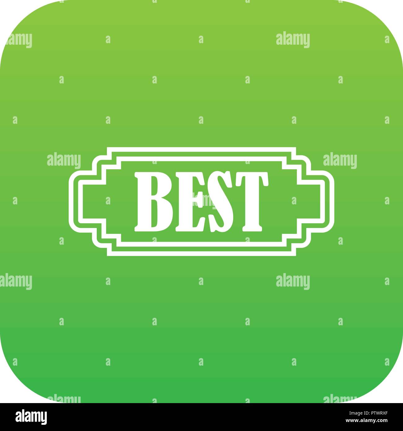 Best rectangle label icon digital green Stock Vector Image & Art - Alamy