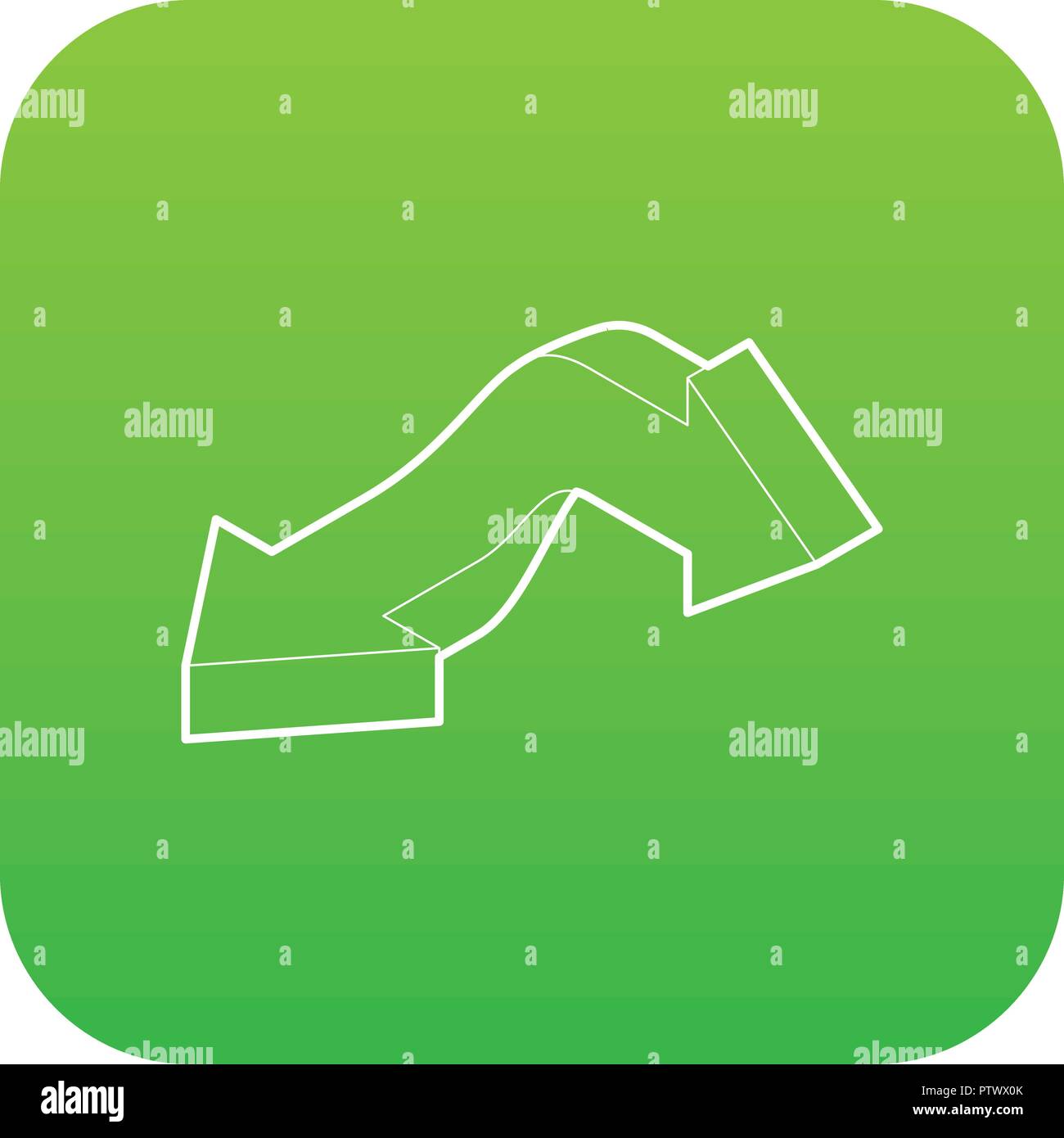Double headed arrow Stock Vector Images - Alamy