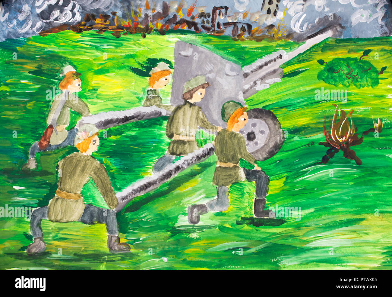 Drawing Gun Stock Photos & Drawing Gun Stock Images Alamy