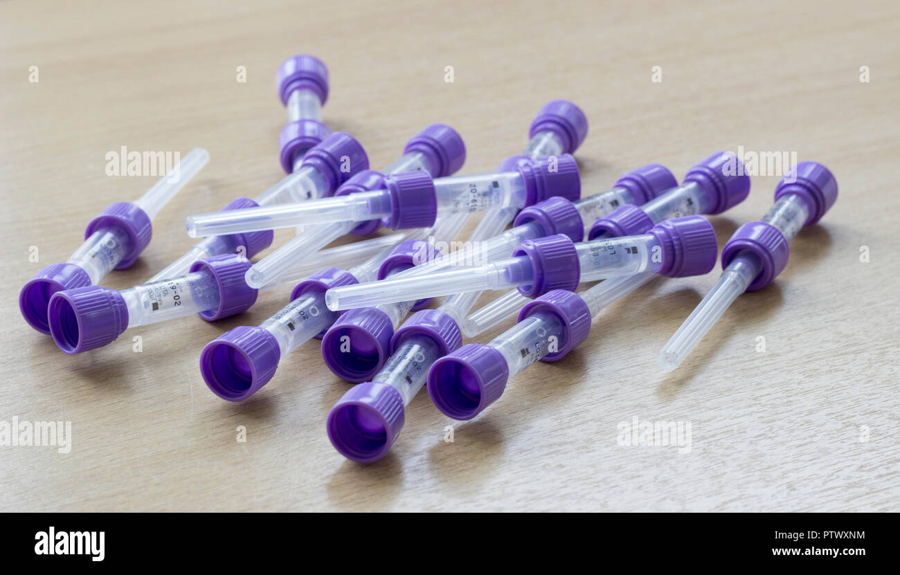 Lancets for blood collection Stock Photo Alamy