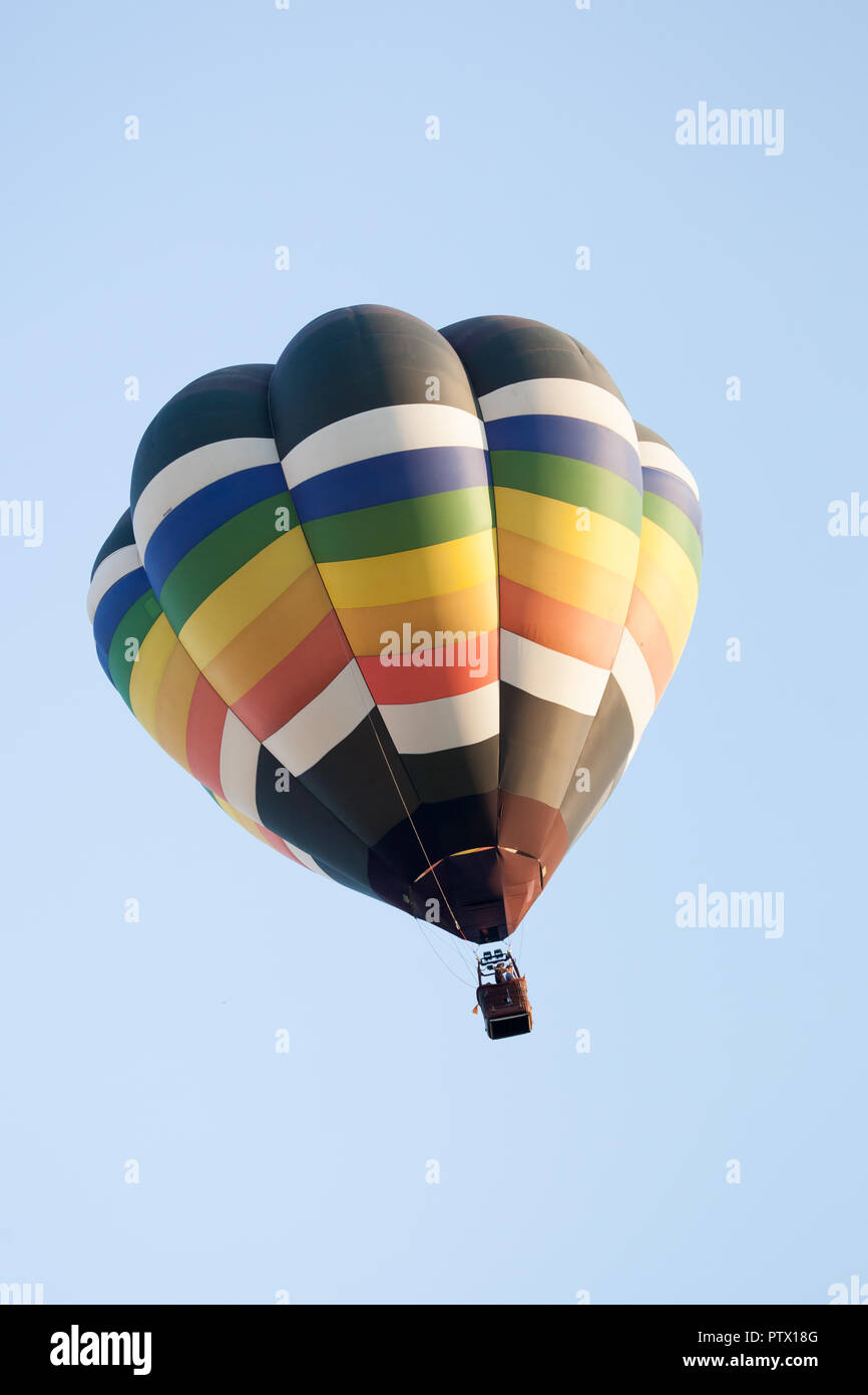 BRANCHBURG, NEW JERSEY July 28, 2018 A colorful hot air balloon can