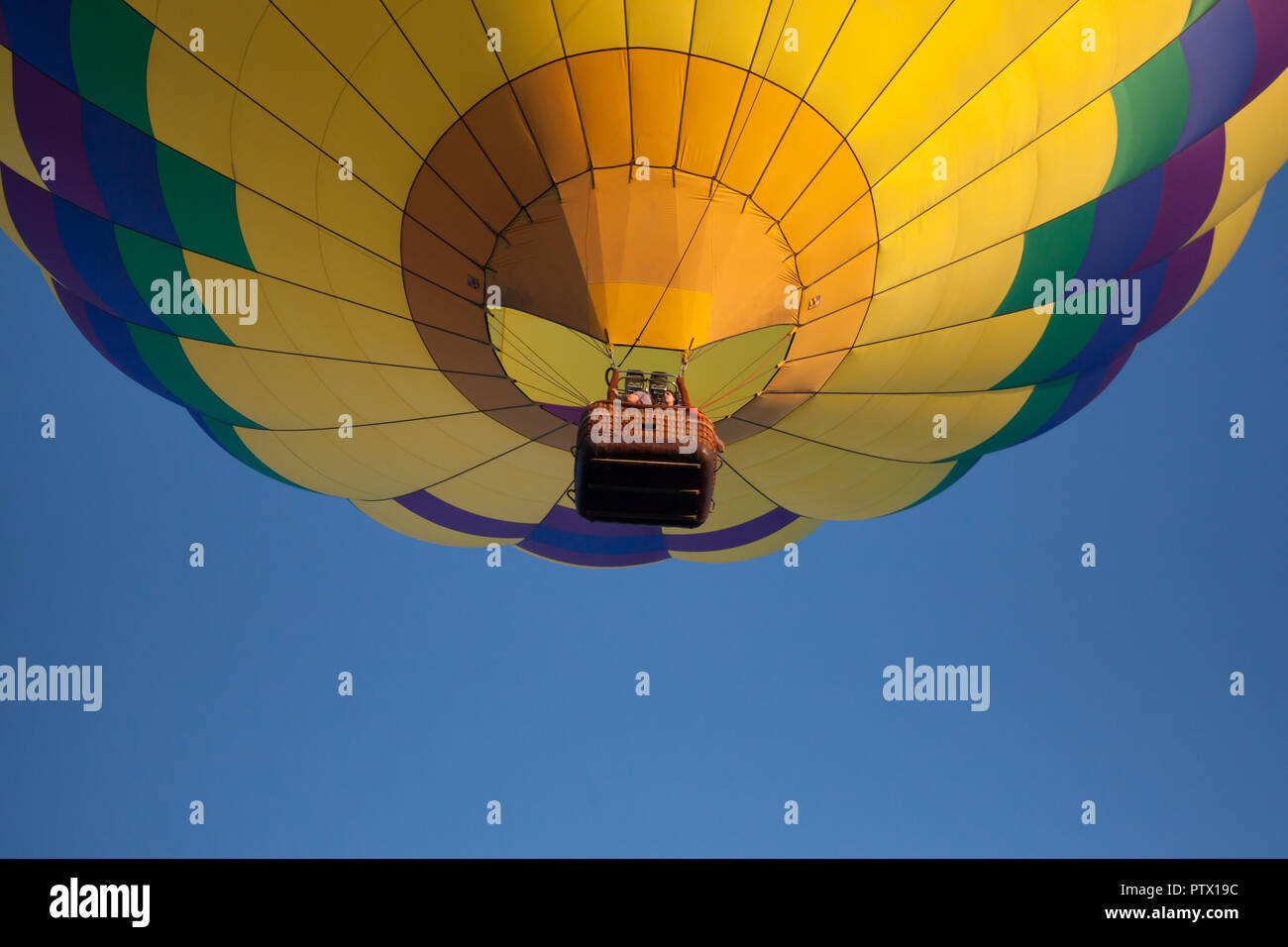 BRANCHBURG, NEW JERSEY July 28, 2018 A colorful hot air balloon can