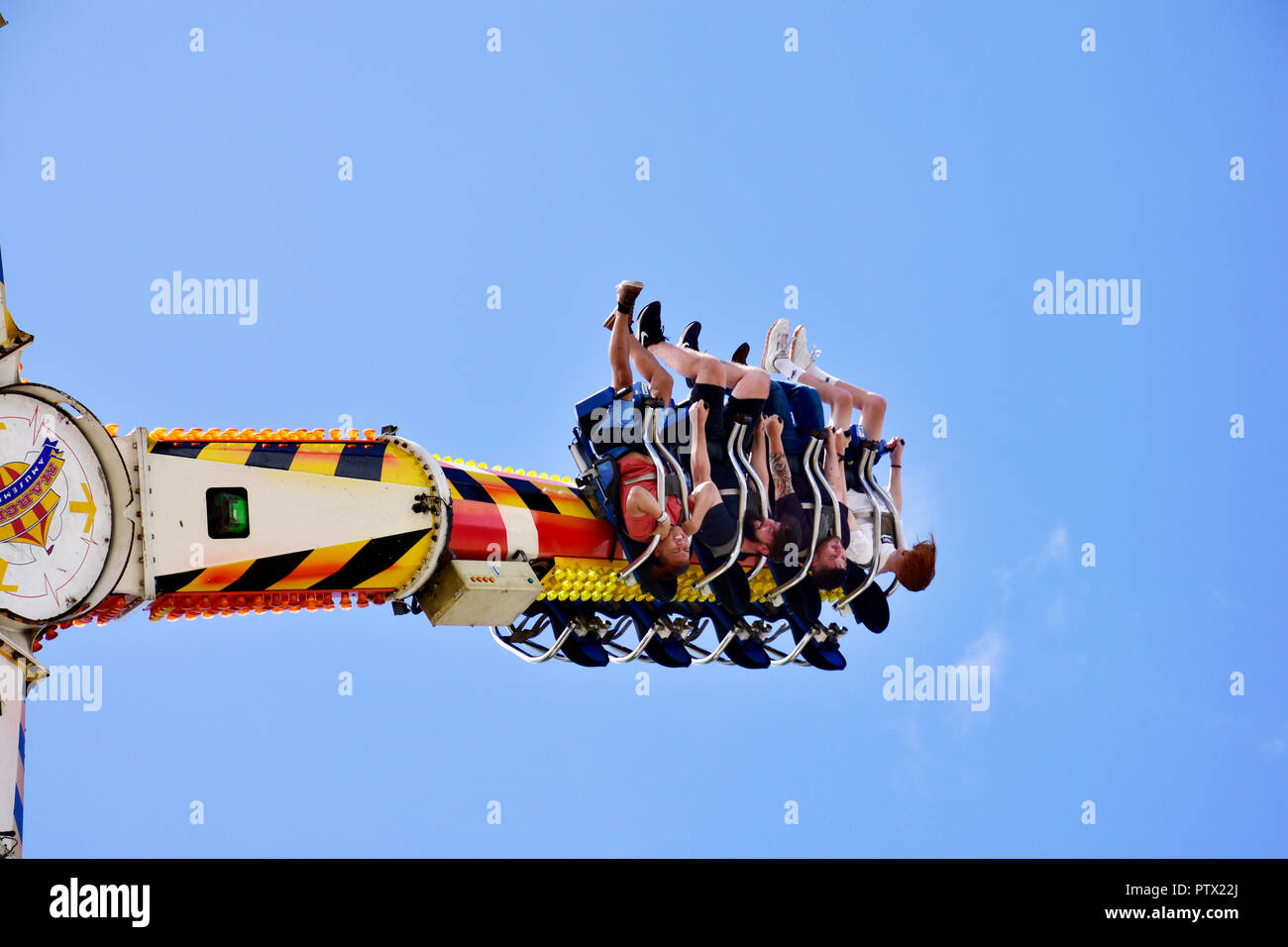 THRILL SEEKERS Stock Photo