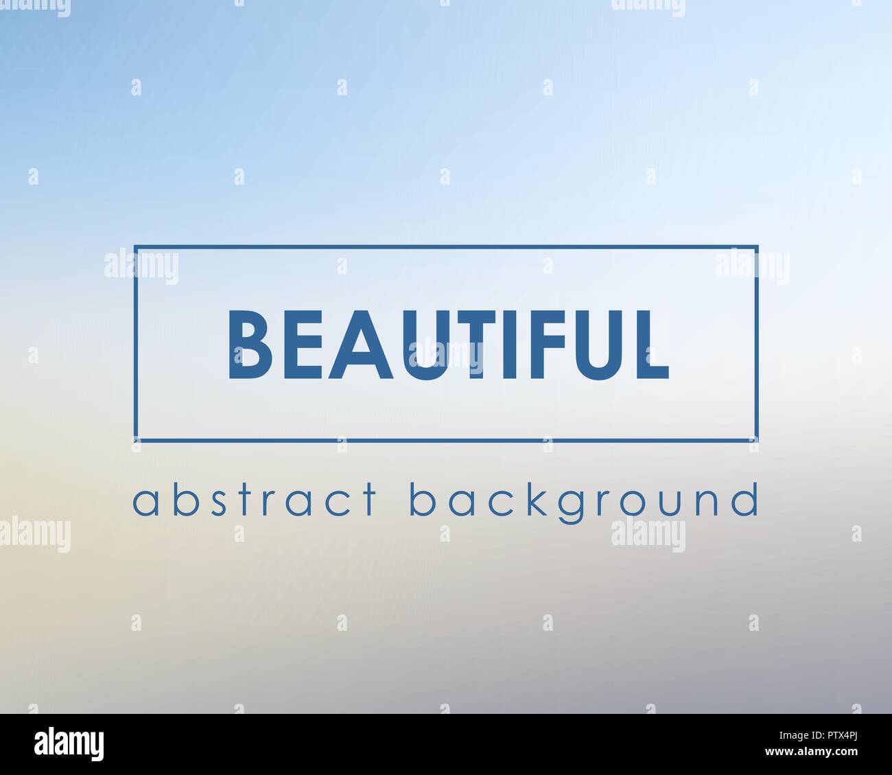 Beautiful light blue blur background boken. Vector illustration. Stock Vector