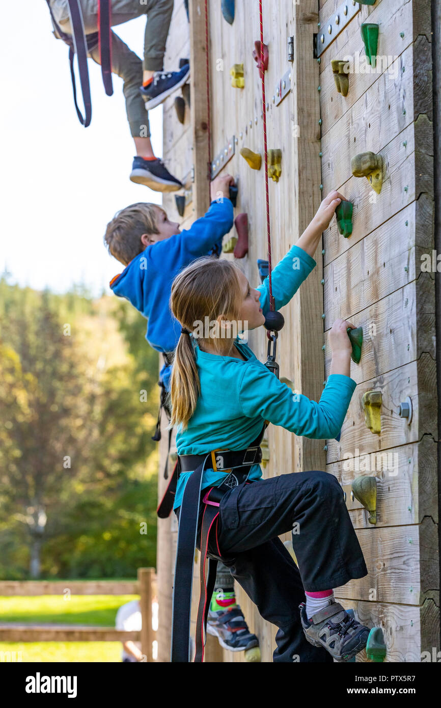 Climbing Tower. Forest of Dean Adventure, Beechenhurst, Gloucestershire