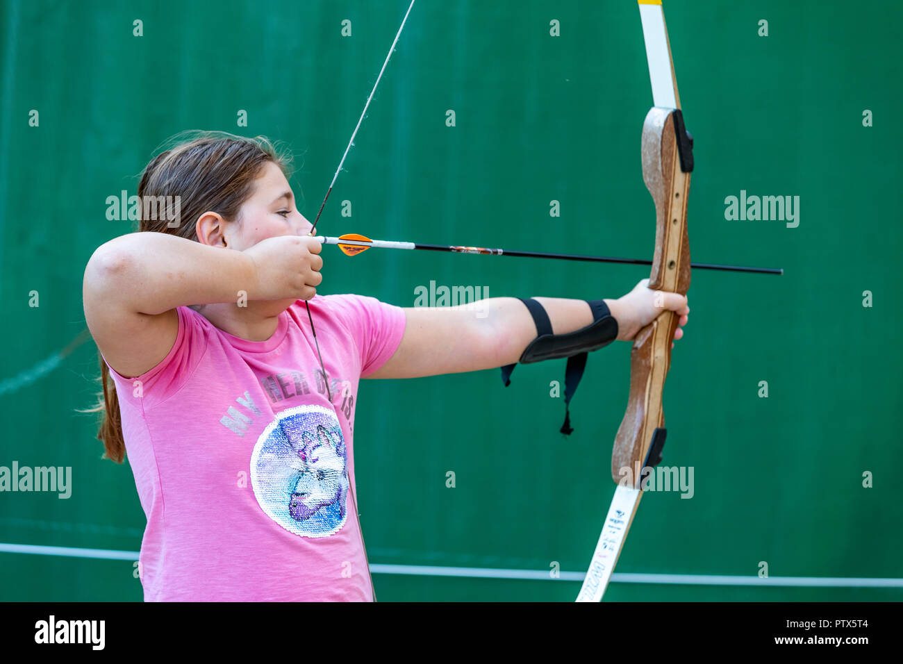 Archery activity. Forest of Dean Adventure, Beechenhurst