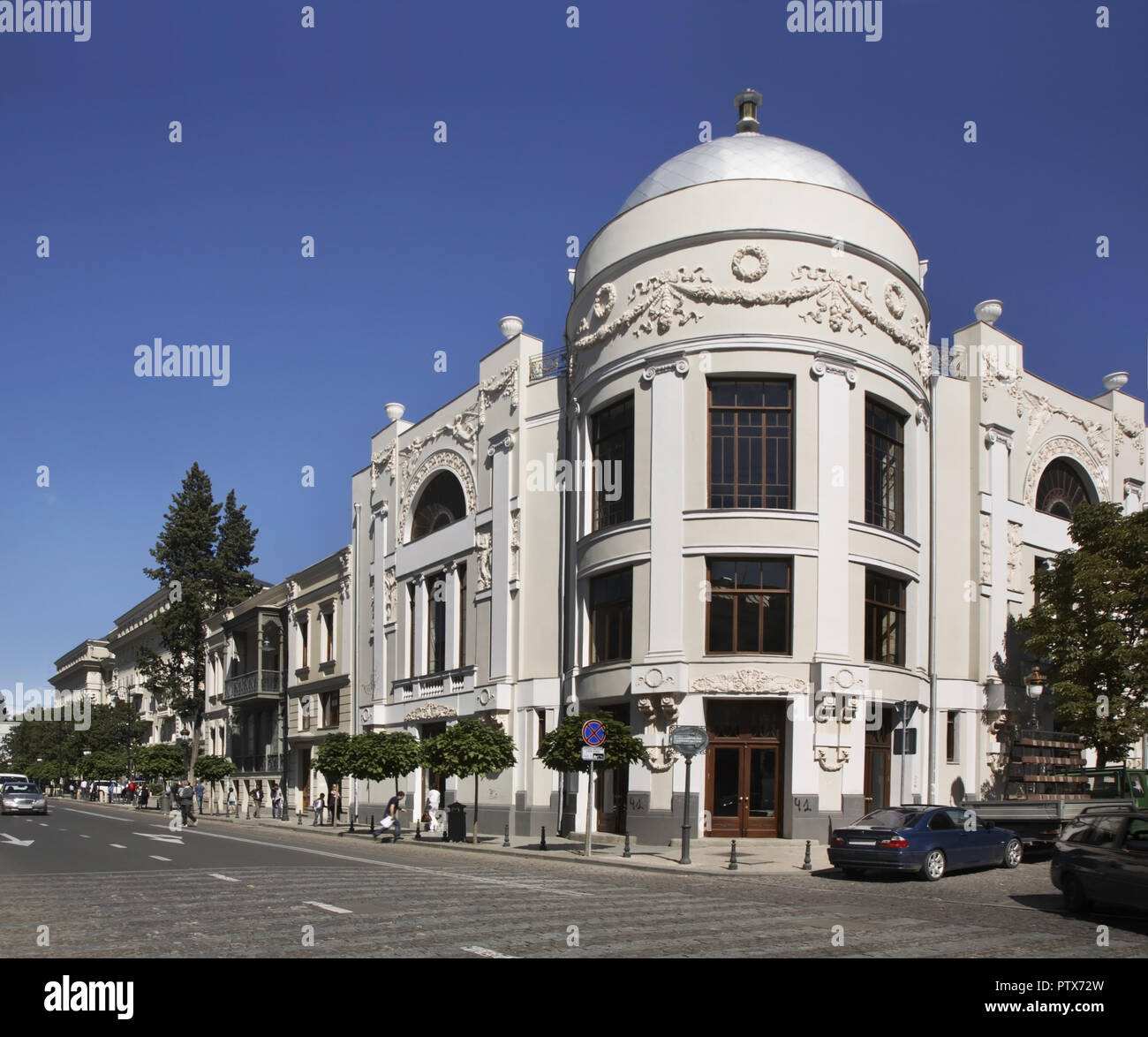 Agmashenebeli Avenue in Tbilisi. Stock Photo Alamy