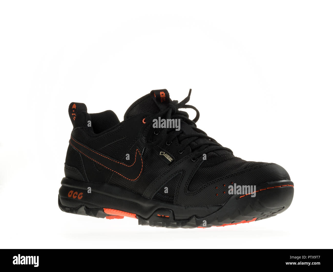 Istanbul, Turkey - February 5, 2014: New Nike hiking shoes Taken at studio  and isolated on white Stock Photo - Alamy