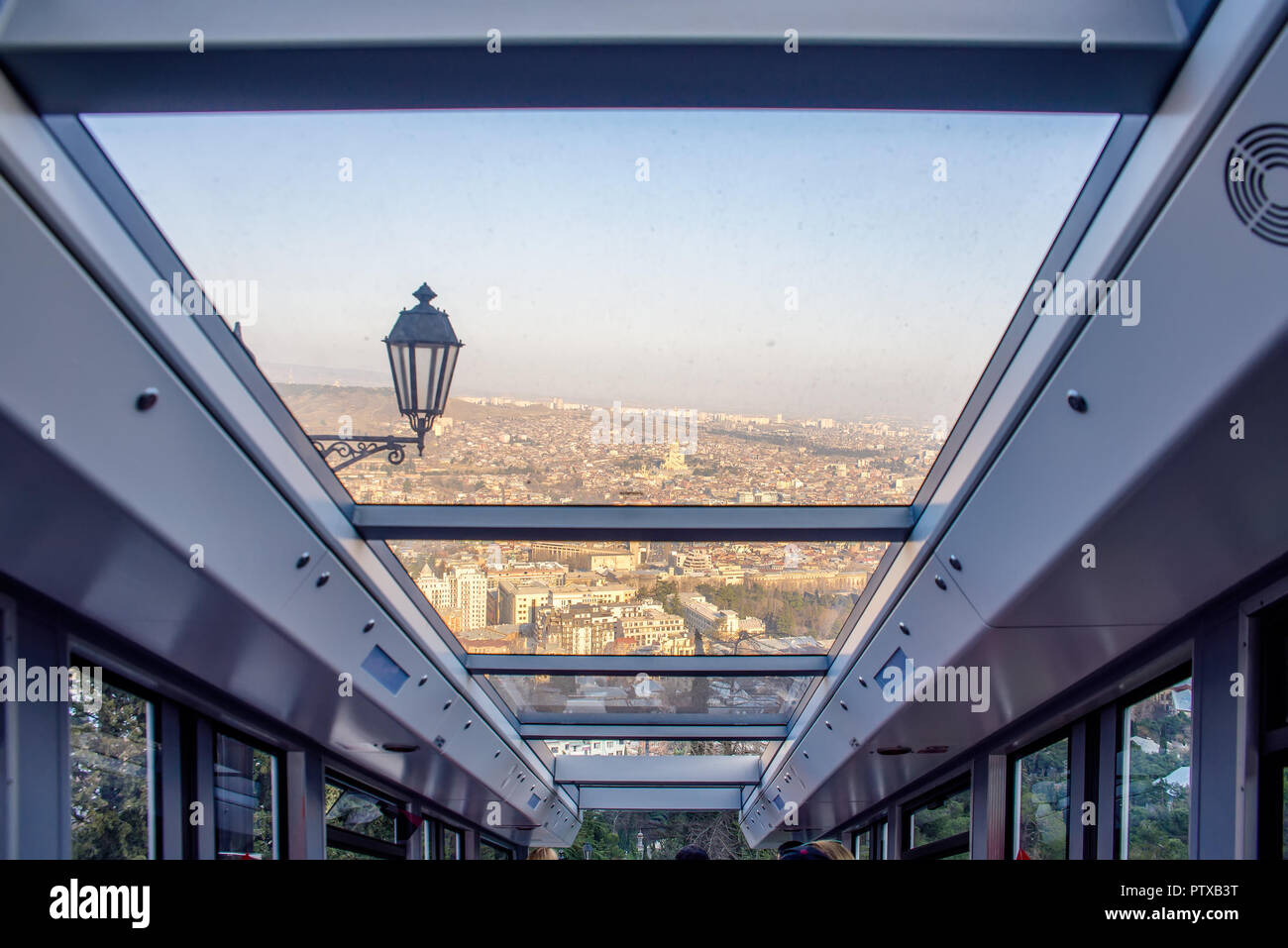 the view from the cable car in Tbilisi Stock Photo - Alamy