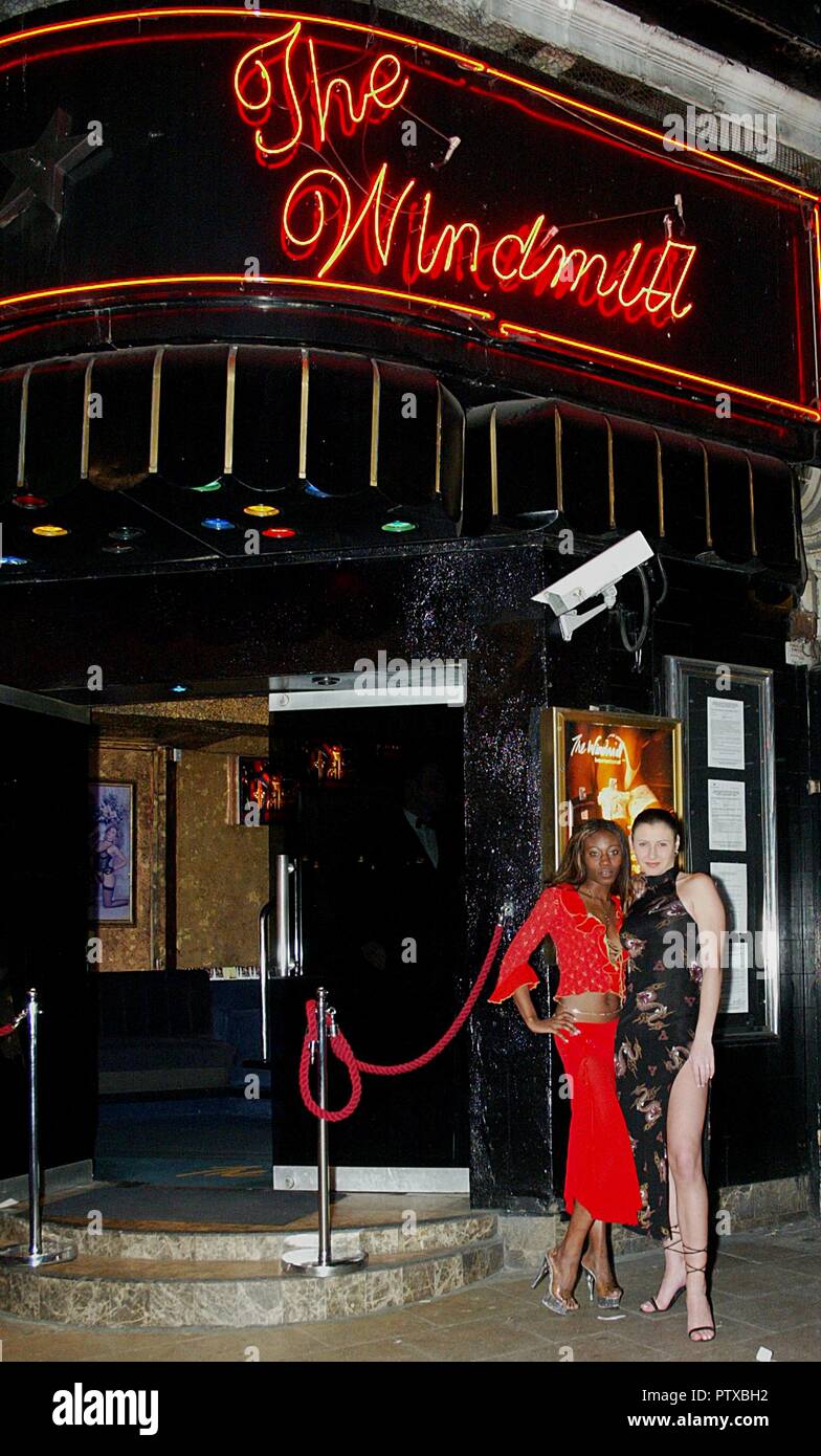 Inside the Windmill Club Soho Stock Photo Alamy