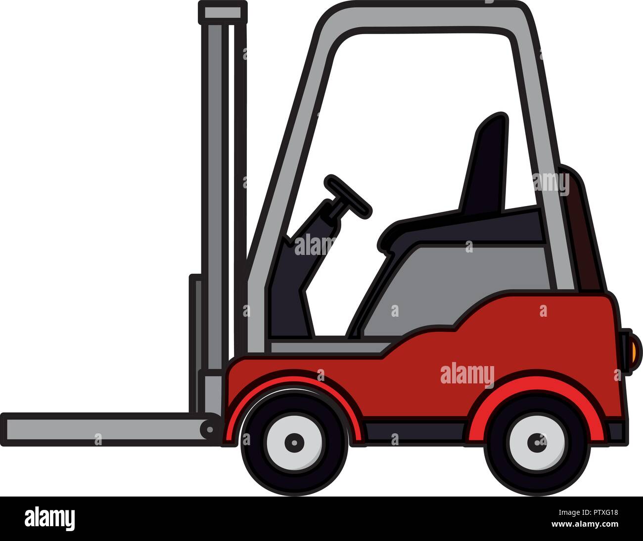 Hydraulic lifting barrier Stock Vector Images - Alamy
