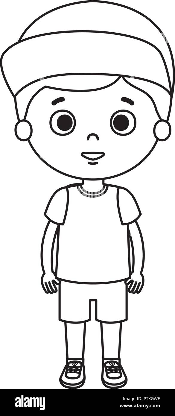 cute little boy character Stock Vector Image &amp; Art - Alamy