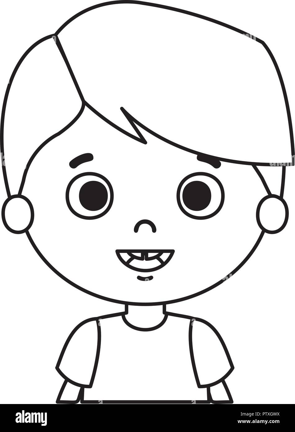 cute little boy character Stock Vector Image &amp; Art - Alamy