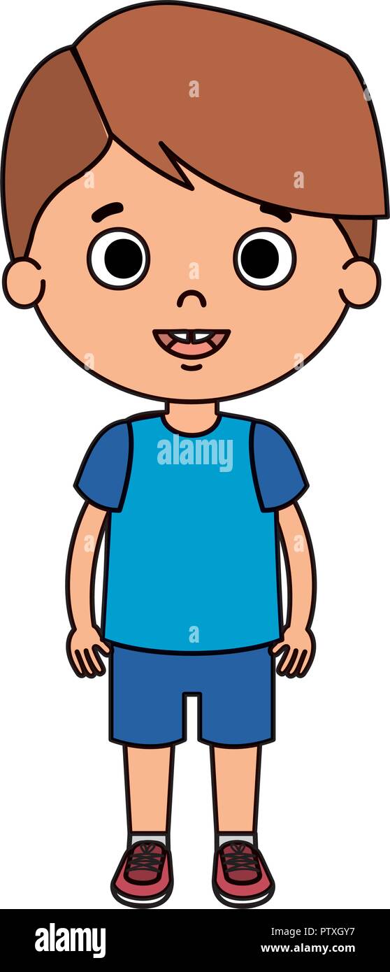 cute little boy character Stock Vector Image & Art - Alamy