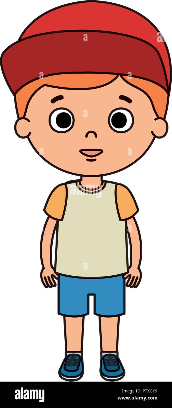 cute little boy character Stock Vector Image & Art - Alamy