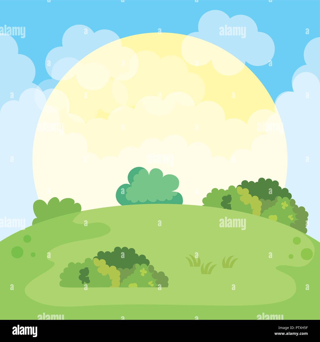 park landscape scene icon Stock Vector Image & Art - Alamy