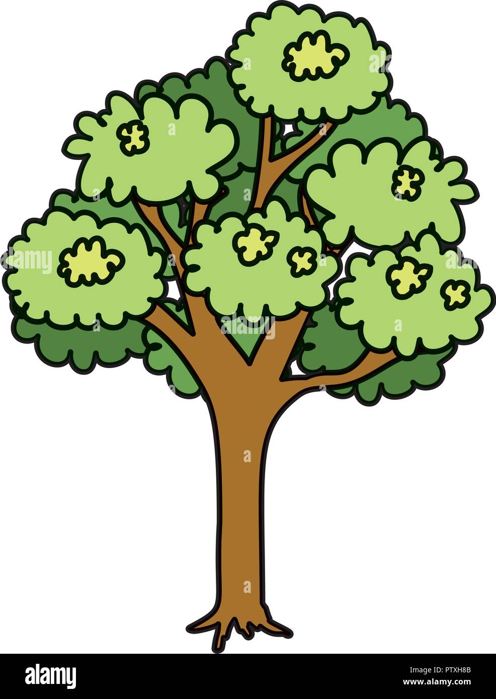 tree plant isolated icon Stock Vector Image & Art - Alamy