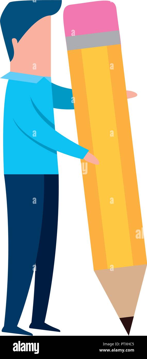 Creative writer male Stock Vector Images - Alamy