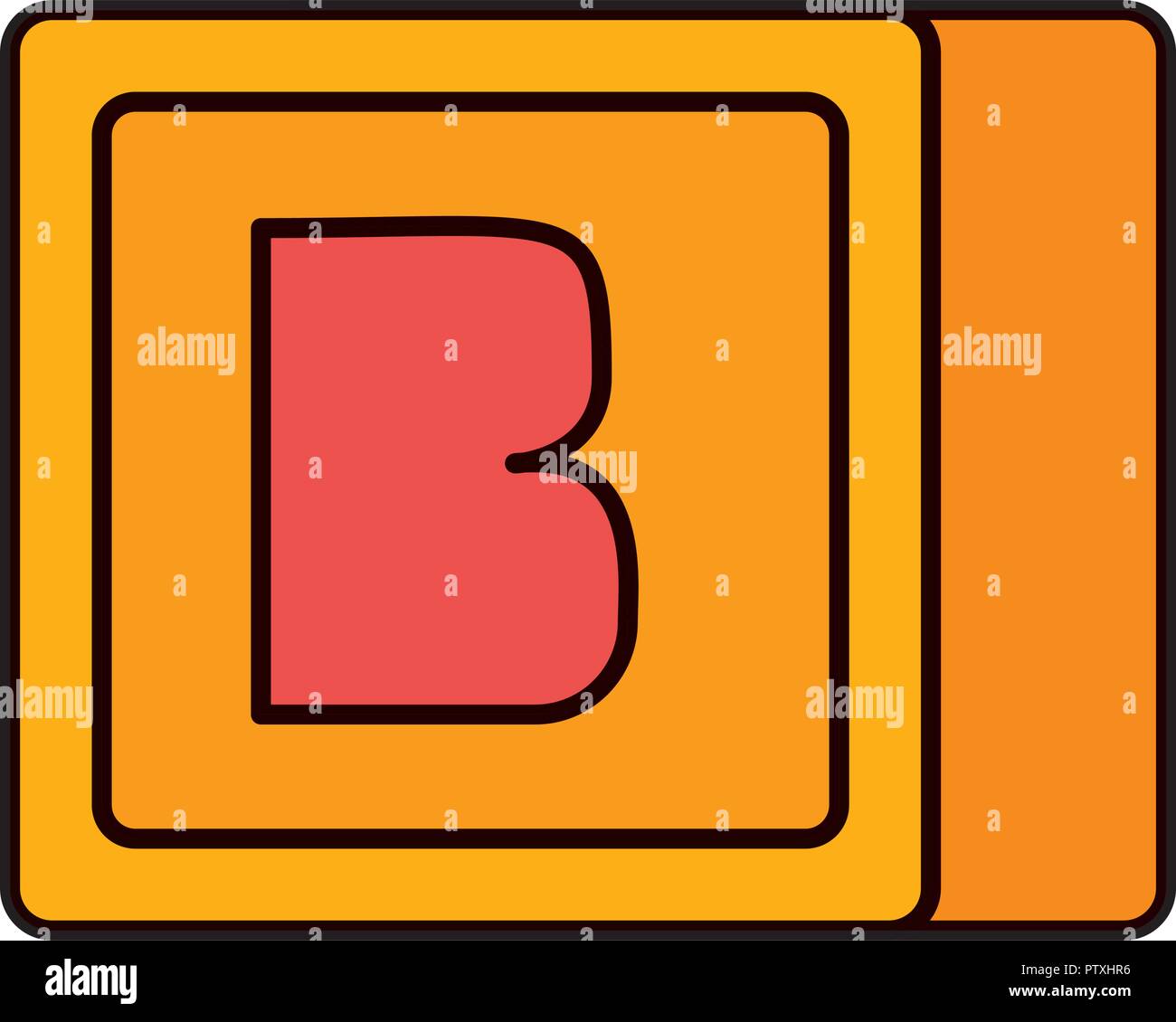 alphabet cube block toy Stock Vector Image &amp; Art - Alamy