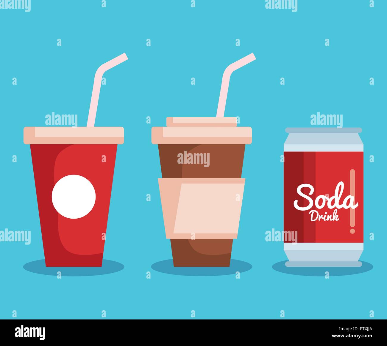 group of beverages icons Stock Vector Image & Art Alamy