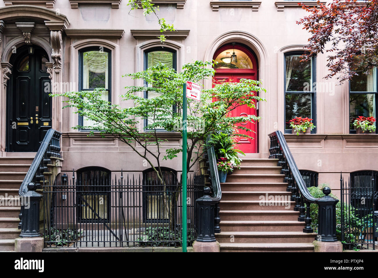 Classic old apartment building in Greenwich Village, New York City ...