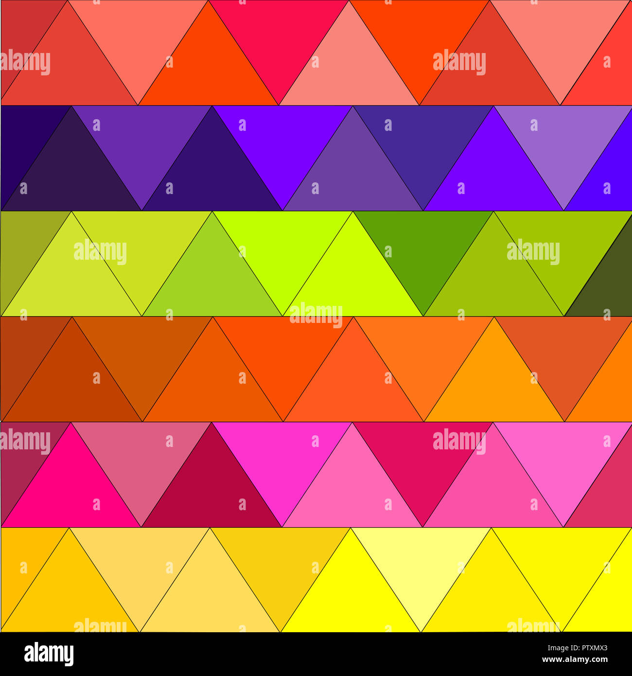 Triangle color triangle. Stock Photo