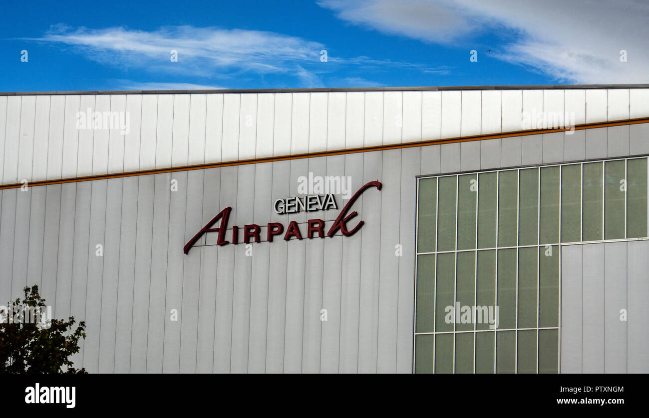 Geneva Airpark is business aircraft parking at Geneva International ...