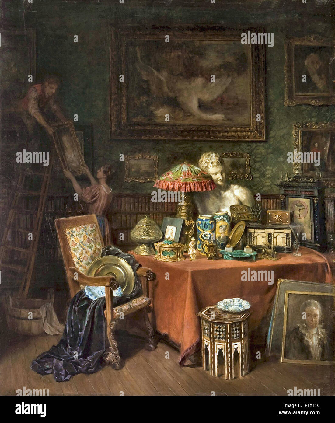 Wirth Anna Marie - Schloss-Interieur-Szene Stock Photo - Alamy